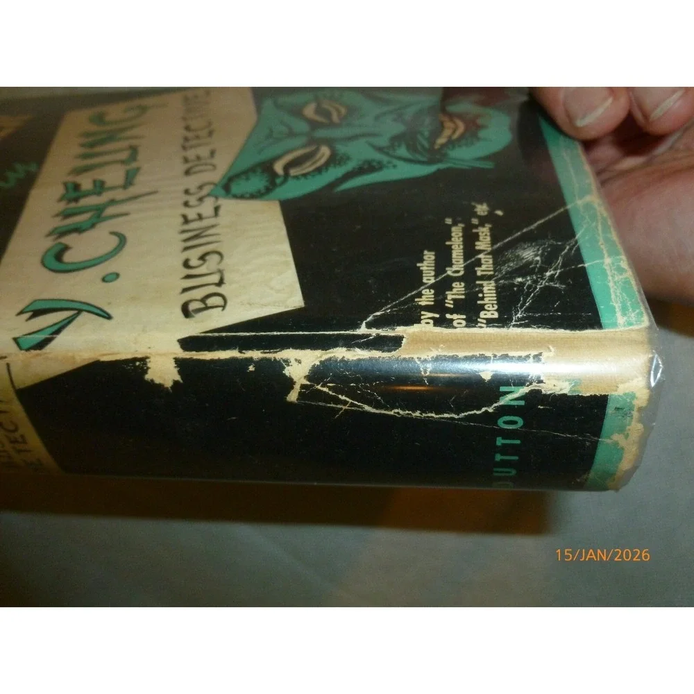 Y. Cheung Business Detective Harry Stephen Keeler Vintage Hardcover Mystery Book